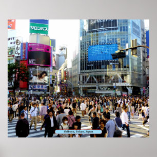 Shibuya, Tokio, Japan Poster