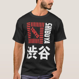 Shibuya Tokio Japan Souvenir japanische Kanji-Schr T-Shirt