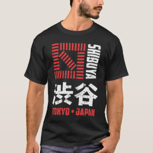 Shibuya Tokyo Japan Souvenir japanisches Kanji Shi T-Shirt