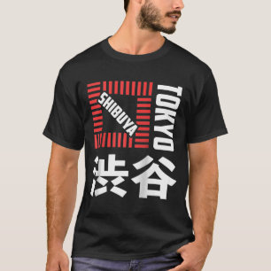 Shibuya Tokyo Japan Souvenir japanisches Kanji Shi T-Shirt