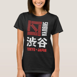 Shibuya Tokyo Japan Souvenir japanisches Kanji Shi T-Shirt