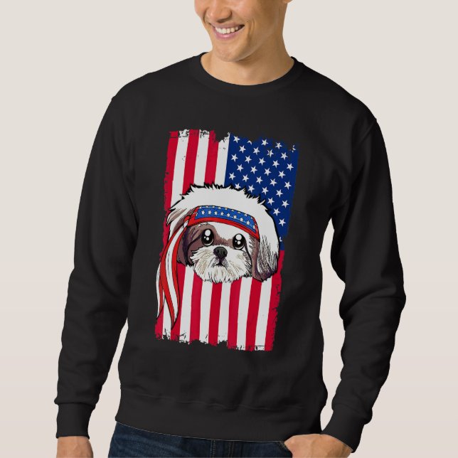 Shid Tzu Dog Sweatshirt (Vorderseite)