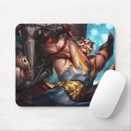 Shield Bearer Gaming Mousepad | Kriegermotiv