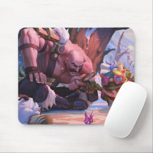Shield Bearer Gaming Mousepad   Kriegermotiv