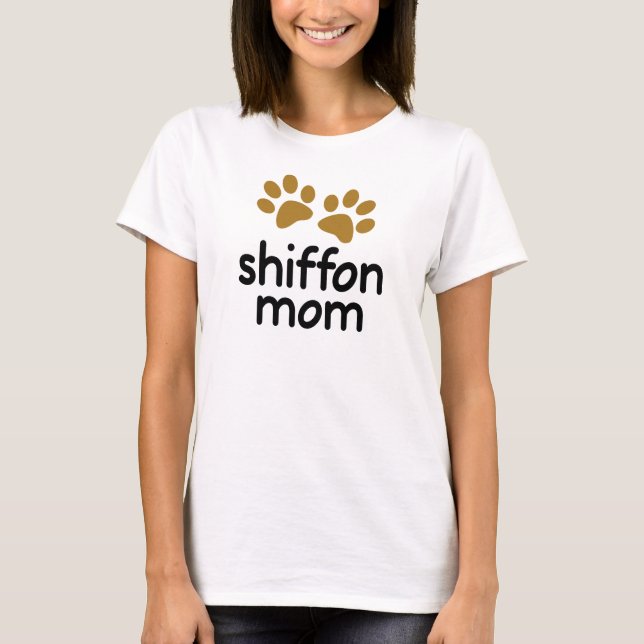 Shiffon HundeMama-Geschenk-T - Shirt (Vorderseite)