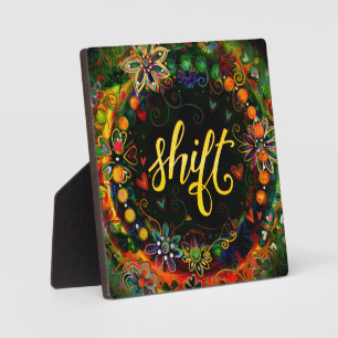 "Shift'' ONE WORD Inspirivity Plaque Fotoplatte