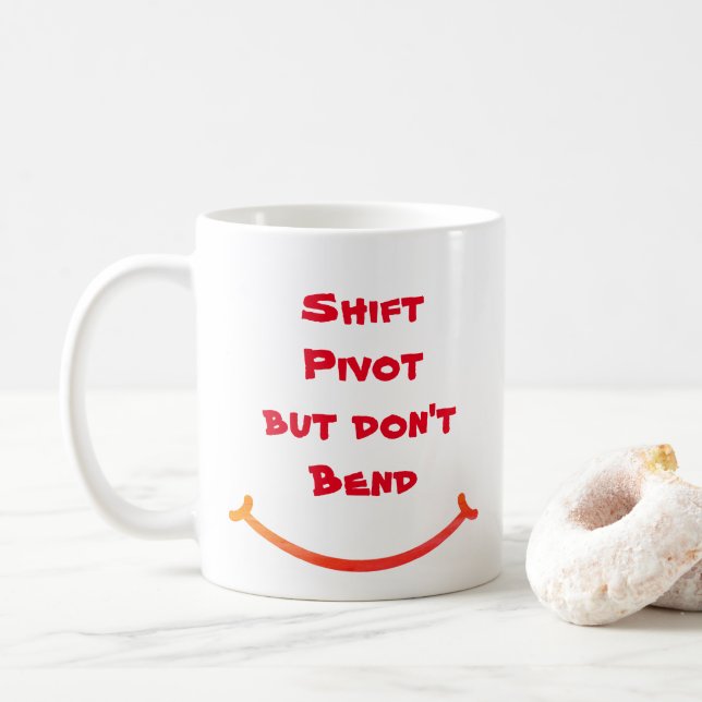 Shift Pivot, aber keine Kaffee-Tasse Kaffeetasse (Mit Donut)