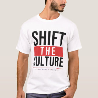 Shift The Culture Stacked Type Streetwear T-Shirt
