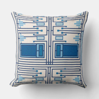 Shifting Grid Designer Kissen