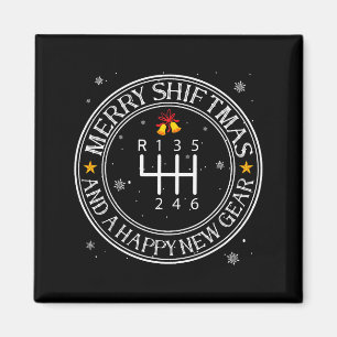 Shiftmas Autotyp Lustiger Mechaniker Weihnachten A Magnet