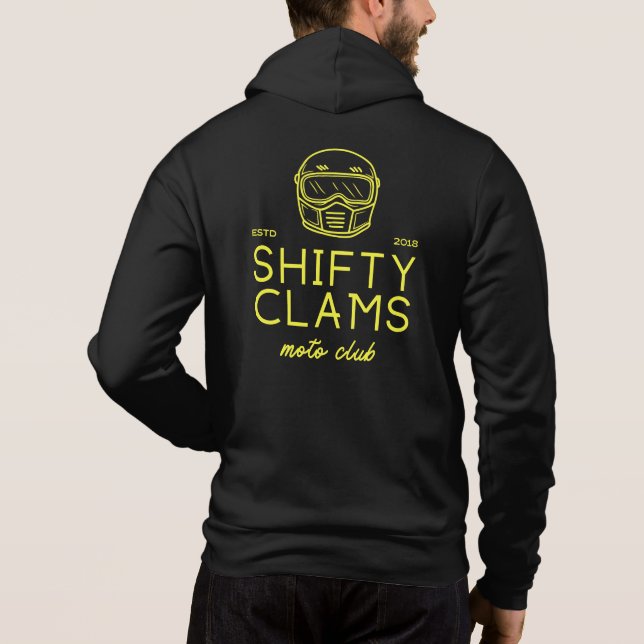 Shifty Clams Hoodie (Rückseite)
