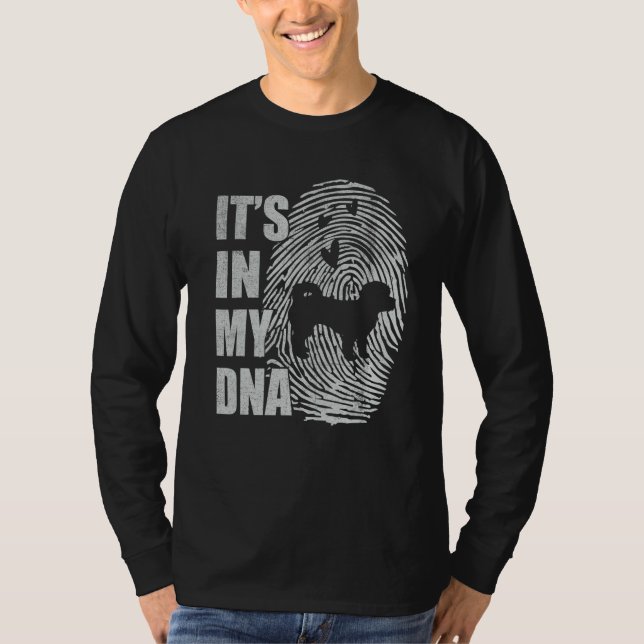 Shih Poo DNA Dog Mom Dad Dog T-Shirt (Vorderseite)
