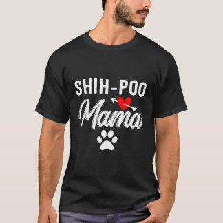 Shih-Poo Lover spendet Shih-Poo Mama Shih-Poo-Mama T-Shirt
