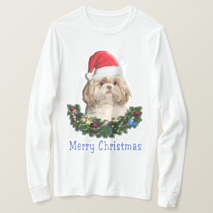 Shih-Tsu Dog Weihnachtsartikel T - Shirt