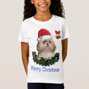 Shih-Tsu Dog Weihnachtsweihnachtsgebäck-T - Shirt
