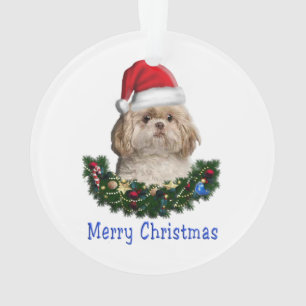 Shih-Tsu-Hund-Weihnachtsartikel Ornament