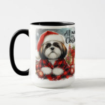Shih Tzu Alles, was ich für Weihnachten Kaffee Tas