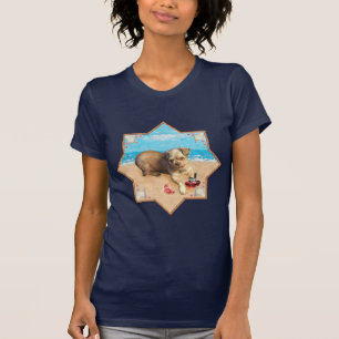 Shih Tzu Beach Tugboat T - Shirt