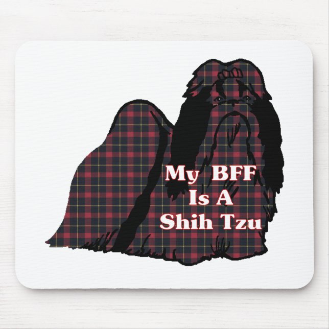Shih Tzu BESTE FREUNDIN Geschenke Mousepad (Vorne)
