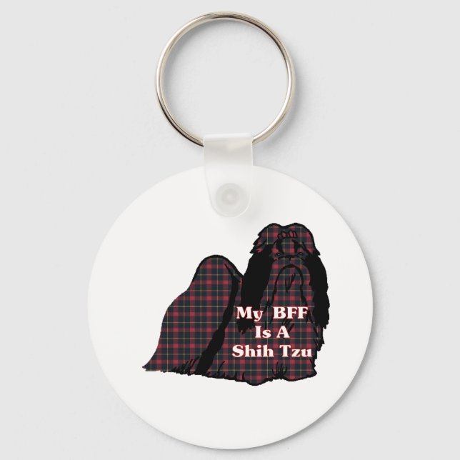 Shih Tzu BESTE FREUNDIN Geschenke Schlüsselanhänger (Vorderseite)