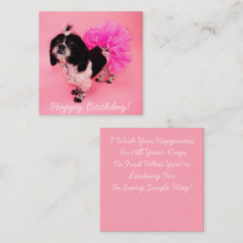 Shih Tzu Birthday Mitteilungskarte