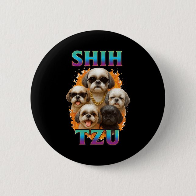 Shih Tzu  Button (Vorderseite)