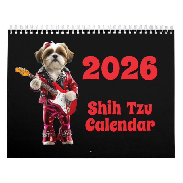 Shih Tzu Calendar Kalender (Titelbild)