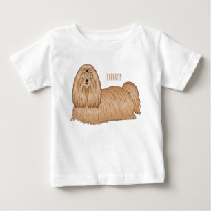 Shih tzu-Cartoon-Illustration Baby T-shirt
