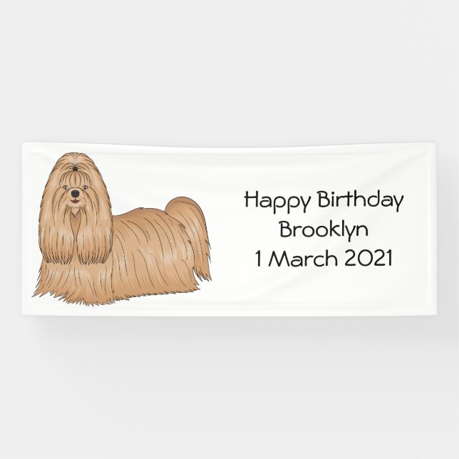 Shih tzu-Cartoon-Illustration Banner (Horizontal)