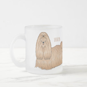 Shih tzu-Cartoon-Illustration Mattglastasse