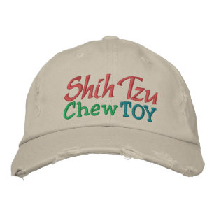 Shih Tzu Chew Toy Cap von SRF Bestickte Kappe