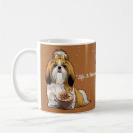 Shih Tzu Chocolate Mug – Cute Dog & Hot Cocoa  Kaffeetasse