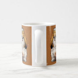Shih Tzu Chocolate Mug – Cute Dog & Hot Cocoa  Kaffeetasse