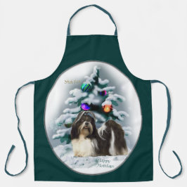 Shih Tzu Christmas Geschenke Schürze