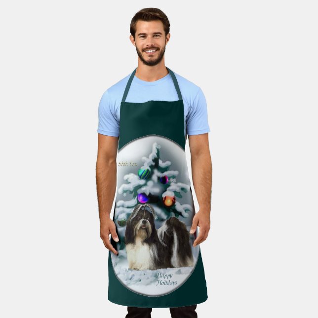 Shih Tzu Christmas Geschenke Schürze (Getragen)