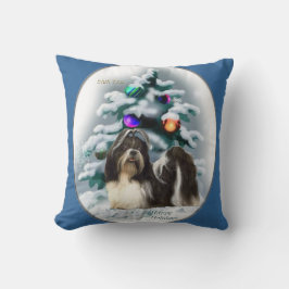 Shih Tzu Christmas Kissen