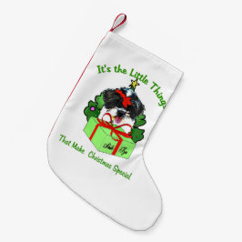 Shih Tzu Christmas Kleiner Weihnachtsstrumpf