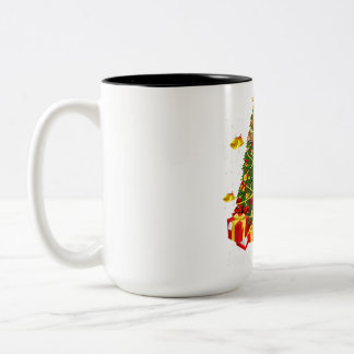 Shih Tzu Christmas Lights Tree | Weihnachten Zweifarbige Tasse
