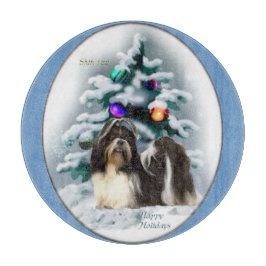 Shih Tzu Christmas Schneidebrett
