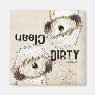 Shih Tzu Clean Geschirrspüler Magnet