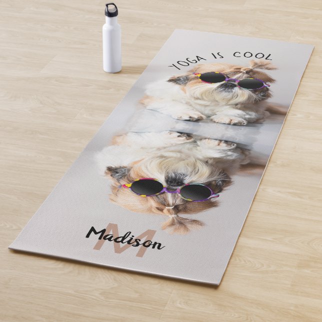Shih Tzu Cool lustiges niedliches Foto Custom Mono Yogamatte (Beispiel)