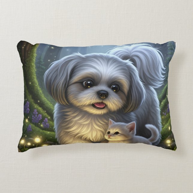 Shih tzu cushion dekokissen (Vorderseite)
