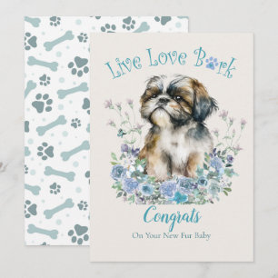 Shih Tzu Dog Adoption, Gotcha Day Karte