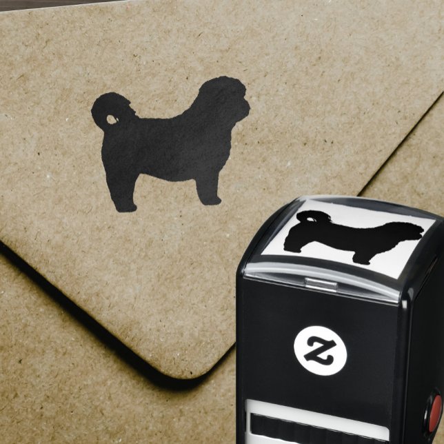Shih Tzu Dog Breed Silhouette Permastempel (Von Creator hochgeladen)