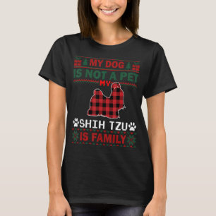 Shih Tzu Dog Eigentümer Matching Pajama Familie Hu T-Shirt