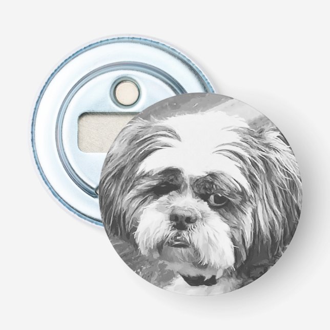 SHIH TZU DOG FLASCHENÖFFNER (Vorderseite)