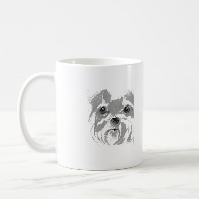 Shih Tzu Dog Kaffeetasse (Links)
