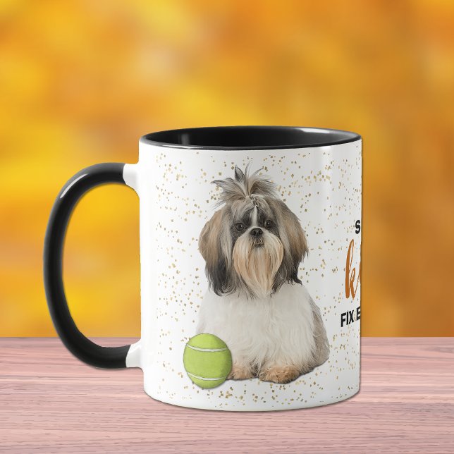Shih-Tzu Dog Kisses Fix Alles Tasse (Von Creator hochgeladen)