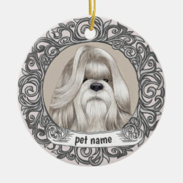 Shih Tzu Dog Love Memory Ornament