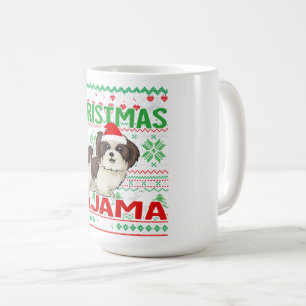 Shih Tzu Dog Lover Hats Ugly Christmas Gift Kaffeetasse